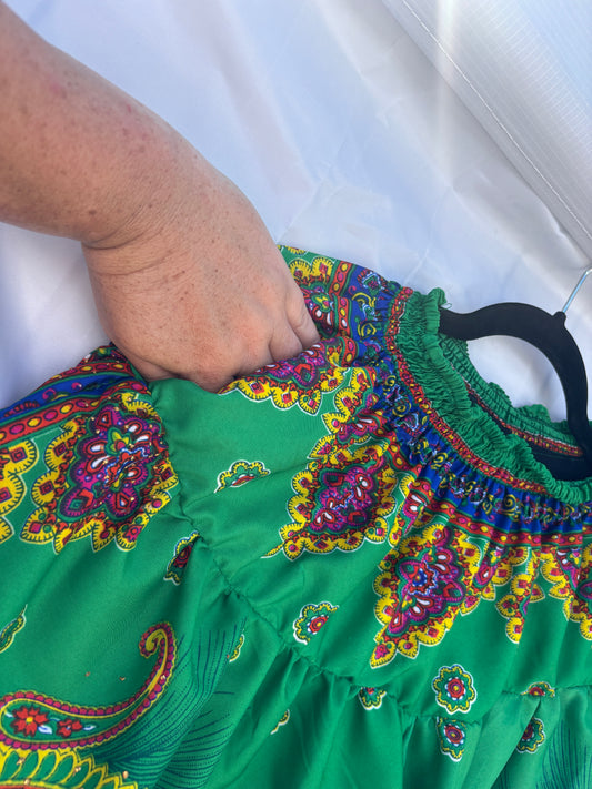 Green Twirly Skort